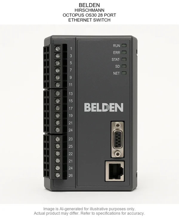 BELDEN; HIRSCHMANN; OCTOPUS OS30 28 PORT; ETHERNET SWITCH