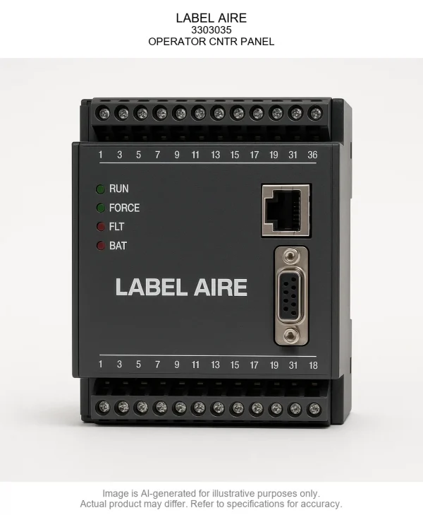 LABEL AIRE; 3303035; OPERATOR CNTR PANEL