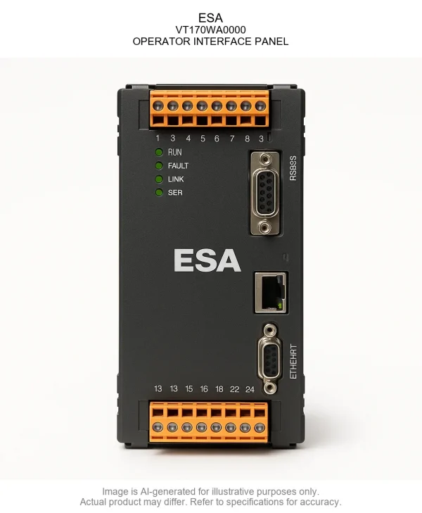 ESA; VT170WA0000; OPERATOR INTERFACE PANEL