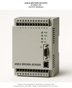 ASEA BROWN BOVERI; 57160001-KX; OUTPUT MODULE