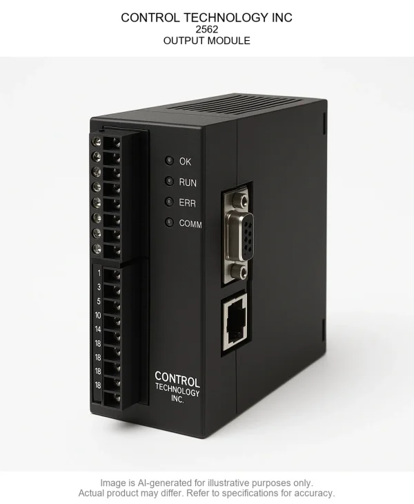 CONTROL TECHNOLOGY INC; 2562; OUTPUT MODULE