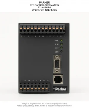 PARKER; CTC PARKER AUTOMATION; P21-012AR-A; OPERATOR INTERFACE