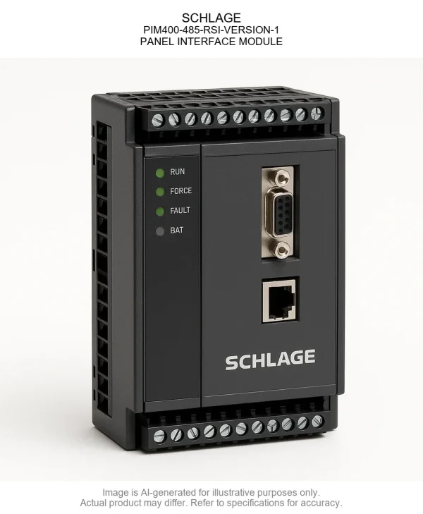 SCHLAGE; PIM400-485-RSI-VERSION-1; PANEL INTERFACE MODULE