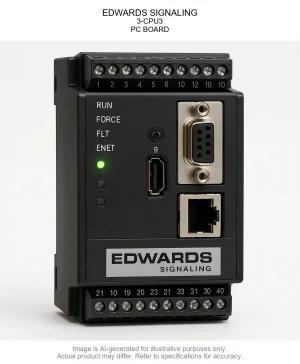 EDWARDS SIGNALING; 3-CPU3; PC BOARD