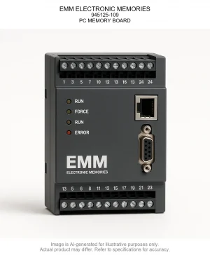 EMM ELECTRONIC MEMORIES; 945125-109; PC MEMORY BOARD