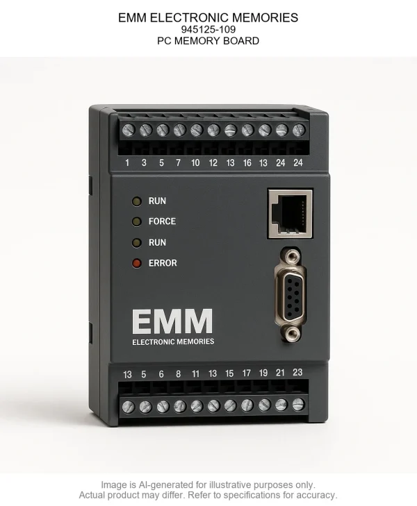 EMM ELECTRONIC MEMORIES; 945125-109; PC MEMORY BOARD
