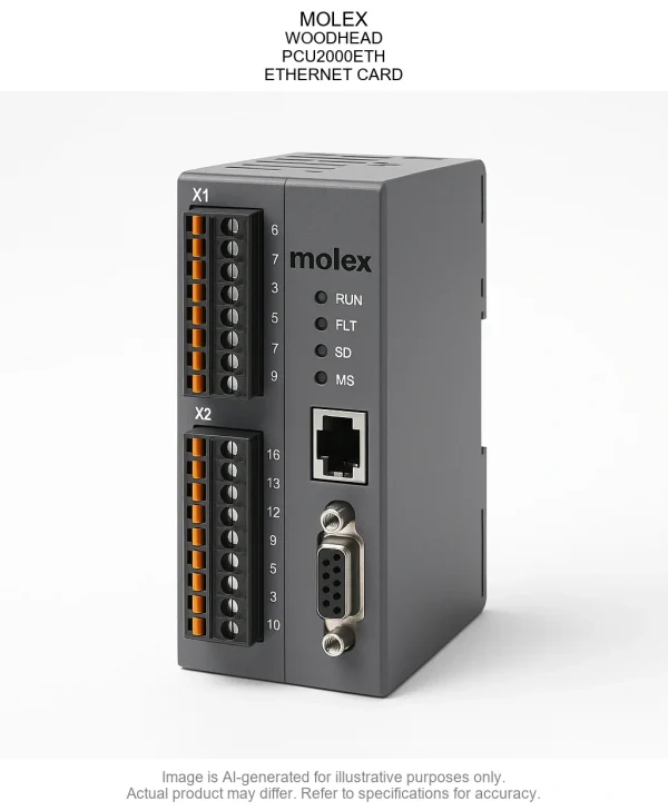 MOLEX; WOODHEAD; PCU2000ETH; ETHERNET CARD