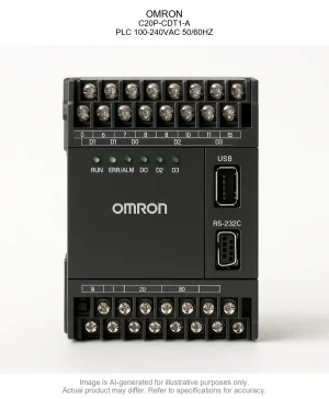 OMRON; C20P-CDT1-A; PLC 100-240VAC 50/60HZ