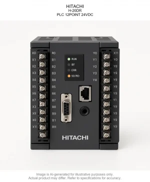 HITACHI; H-20DR; PLC 12POINT 24VDC