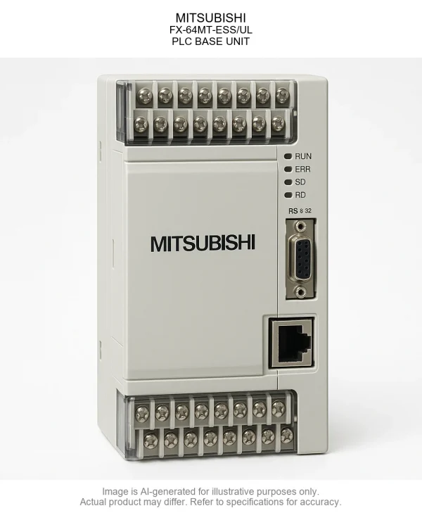 MITSUBISHI; FX-64MT-ESS/UL; PLC BASE UNIT