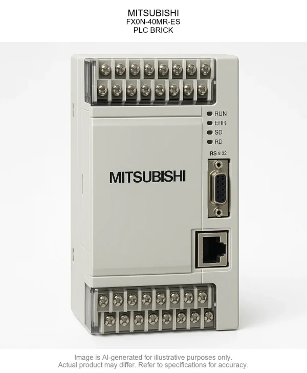 MITSUBISHI; FX0N-40MR-ES; PLC BRICK