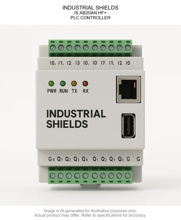 INDUSTRIAL SHIELDS; IS.AB20AN.HF+; PLC CONTROLLER