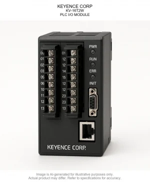 KEYENCE CORP; KV-16T2W; PLC I/O MODULE