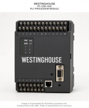 WESTINGHOUSE; PC-1200-1043; PLC PROCESSOR MODULE