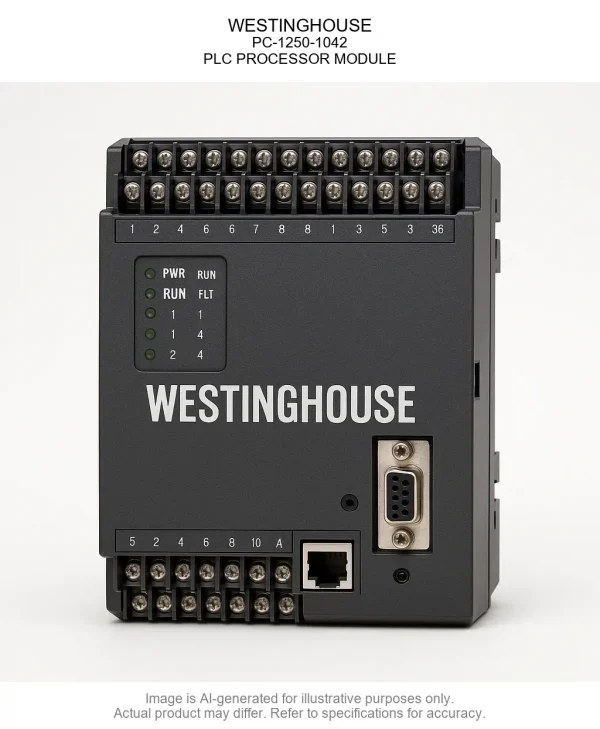 WESTINGHOUSE; PC-1200-1041; PLC PROCESSOR MODULE