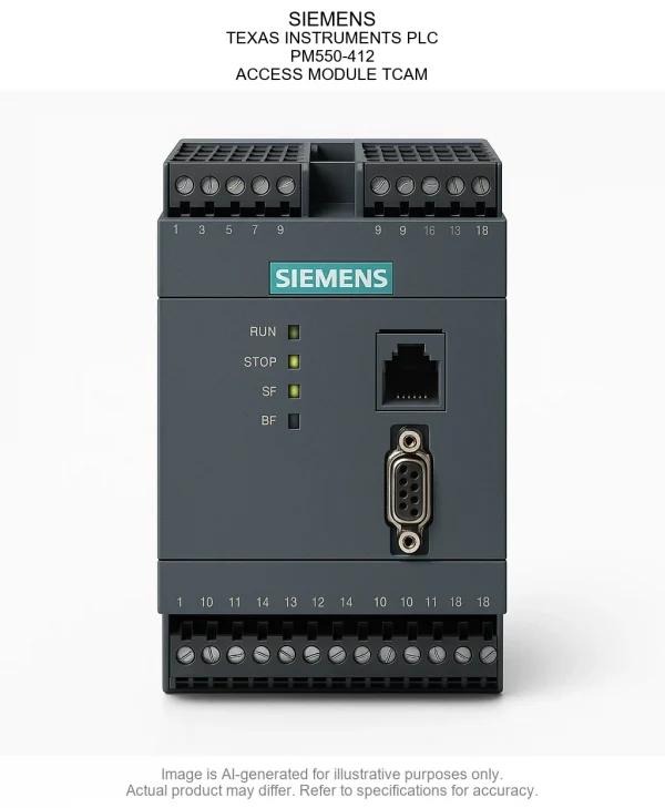 SIEMENS; TEXAS INSTRUMENTS PLC; PM550-412; ACCESS MODULE TCAM