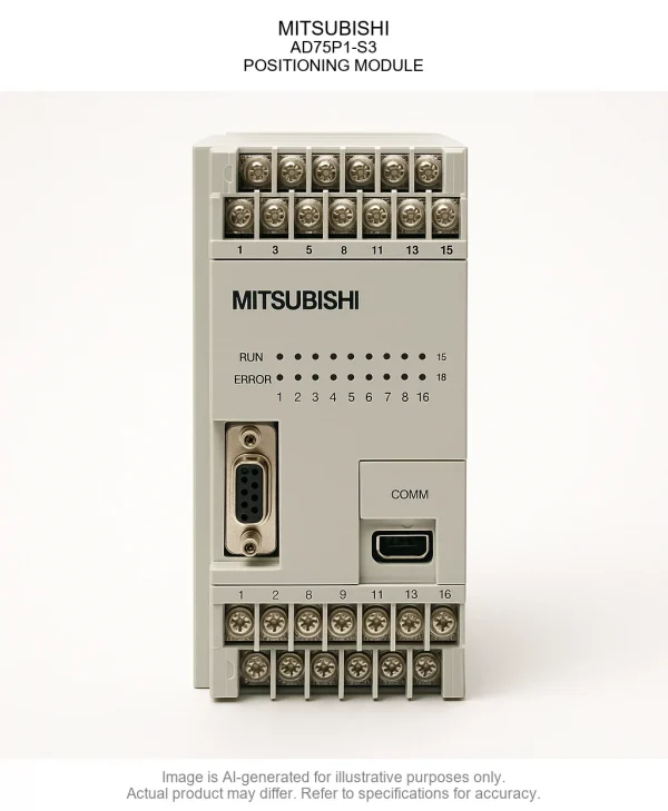 MITSUBISHI; AJ65BT-D75P2-S3; POSITIONING MODULE