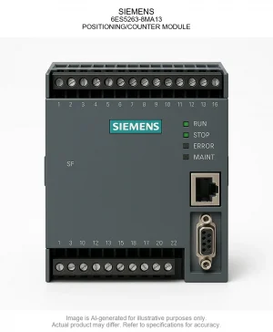 SIEMENS; 6ES5263-8MA13; POSITIONING/COUNTER MODULE