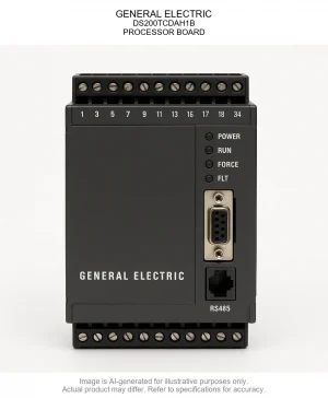 GENERAL ELECTRIC; DS200TCDAH1B; PROCESSOR BOARD