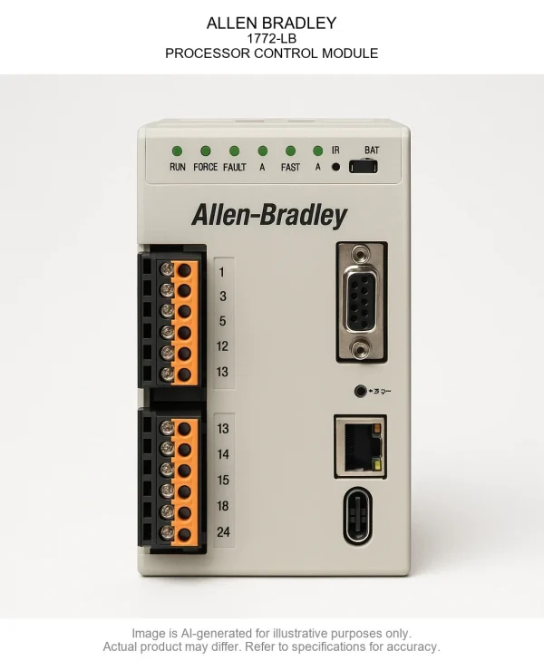 ALLEN BRADLEY; 1772-LE; PROCESSOR CONTROL MODULE