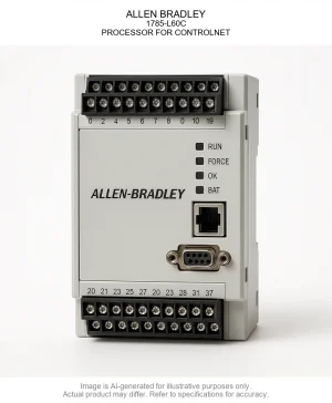 ALLEN BRADLEY; 1785-L60C; PROCESSOR FOR CONTROLNET