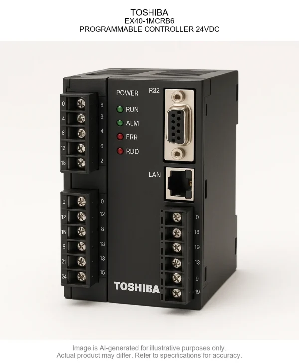 TOSHIBA; EX40-1MCRB6; PROGRAMMABLE CONTROLLER 24VDC