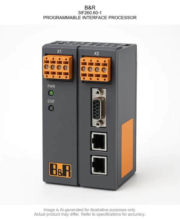 B&R; 3IF260.60-1; PROGRAMMABLE INTERFACE PROCESSOR