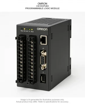 OMRON; CS1HCPU63; PROGRAMMABLE LOGIC MODULE