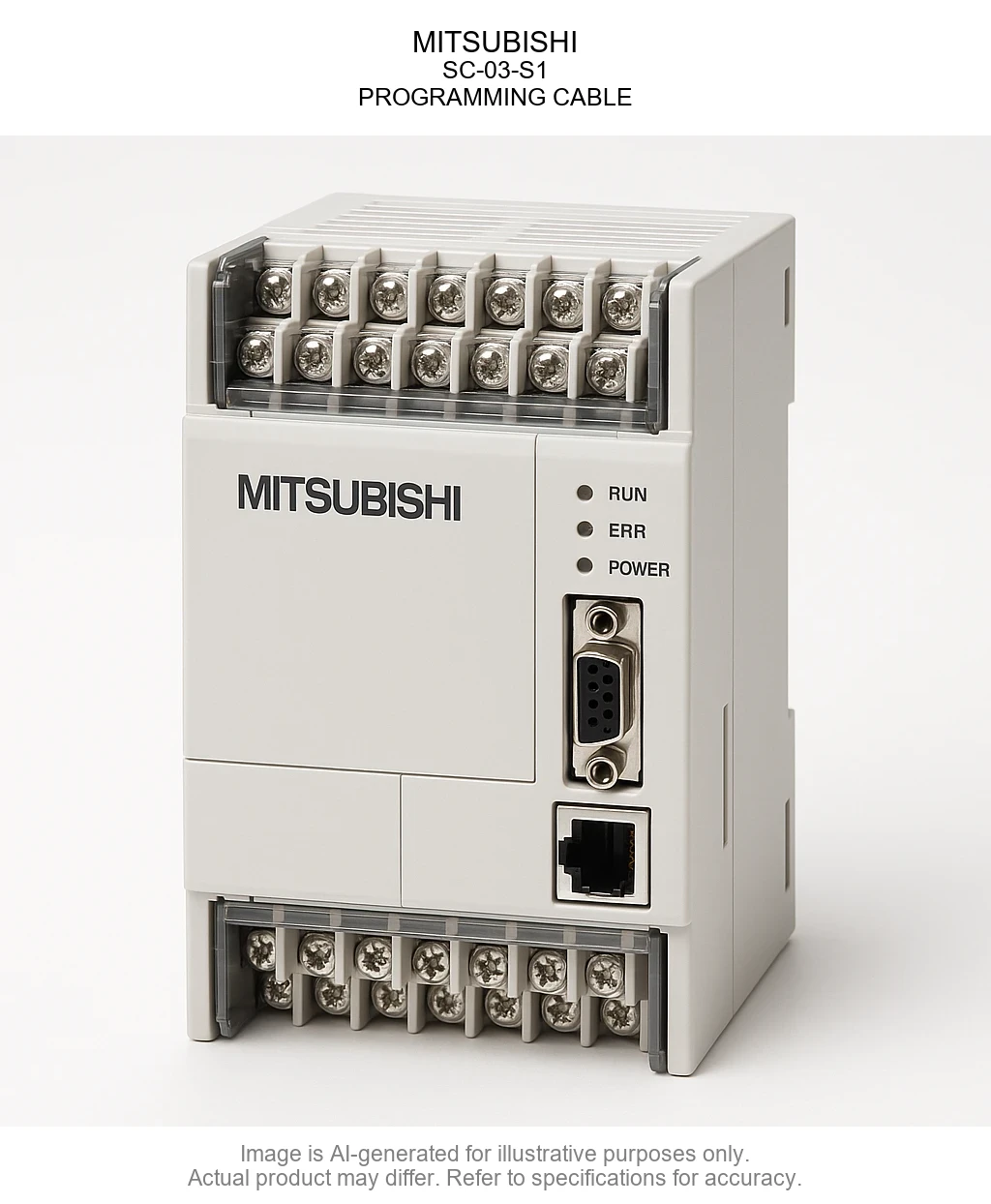 MITSUBISHI; SC-03-S1; PROGRAMMING CABLE