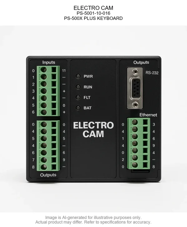 ELECTRO CAM; PS-5001-10-016; PS-500X PLUS KEYBOARD