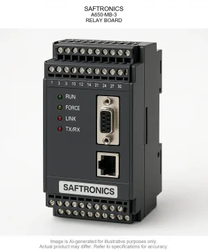 SAFTRONICS; A650-MB-3; RELAY BOARD