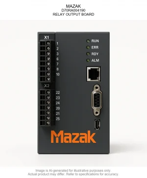 MAZAK; D70RA004190; RELAY OUTPUT BOARD