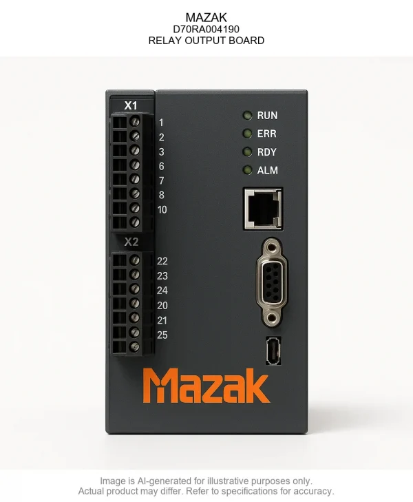 MAZAK; D70RA004190; RELAY OUTPUT BOARD