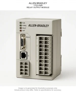ALLEN BRADLEY; 1753-OW8; RELAY OUTPUT MODULE