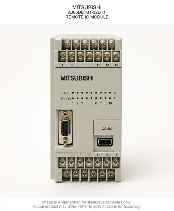 MITSUBISHI; AJ65DBTB1-32DT1; REMOTE IO MODULE