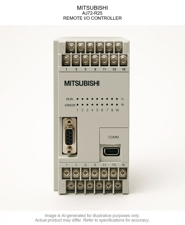 MITSUBISHI; AJ72-R25; REMOTE I/O CONTROLLER