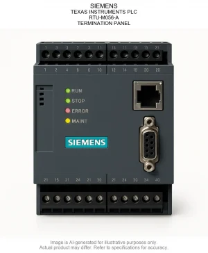 SIEMENS; TEXAS INSTRUMENTS PLC; RTU-M056-A; TERMINATION PANEL