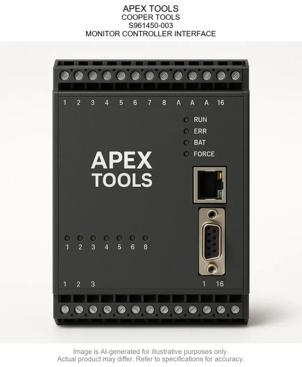 S961450-003.webp APEX TOOLS; COOPER TOOLS; S961450-003; MONITOR CONTROLLER INTERFACE