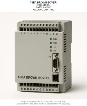 ASEA BROWN BOVERI; STROMBERG; SAFT-183-VMC; AC DRIVE CONTROL