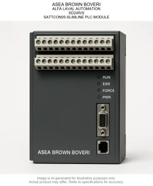 ASEA BROWN BOVERI; ALFA LAVAL AUTOMATION; SD24R/S; SATTCON05-SLIMLINE PLC MODULE