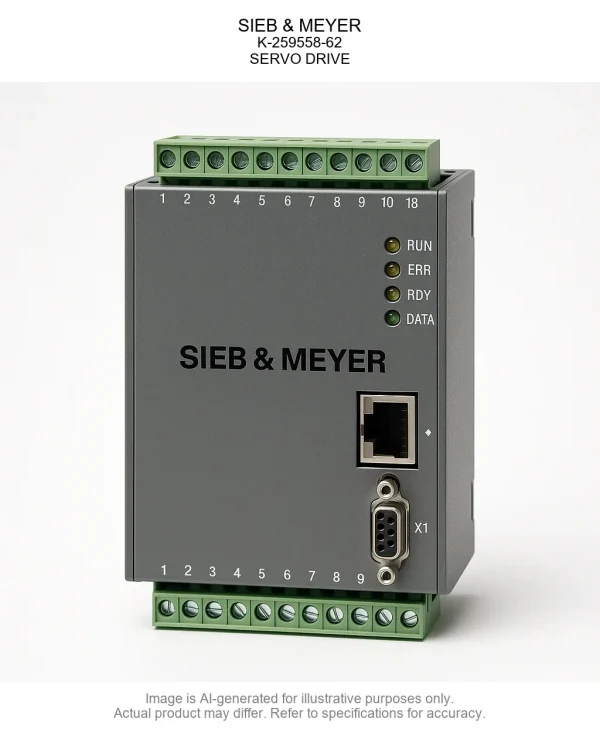 SIEB & MEYER; K-259558-62; SERVO DRIVE