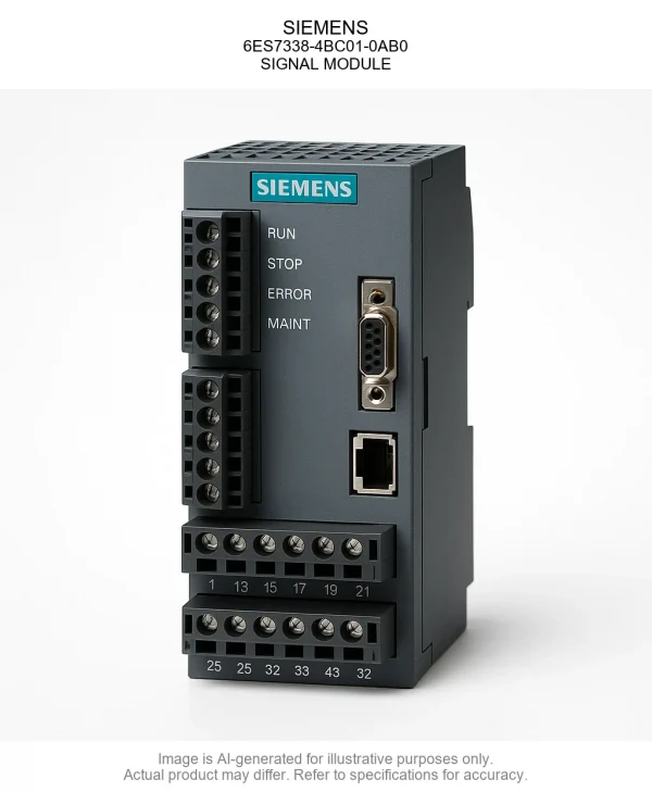 SIEMENS; 6ES7338-4BC01-0AB0; SIGNAL MODULE