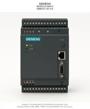 SIEMENS; 6ES5312-5AA12; SIMATIC S5 312