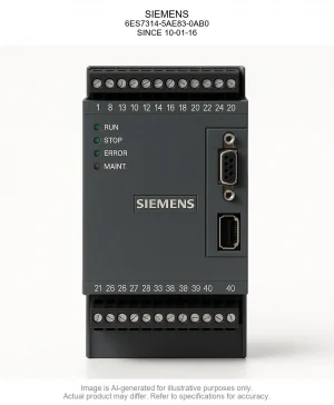 SIEMENS; 6ES7314-5AE83-0AB0; SINCE 10-01-16
