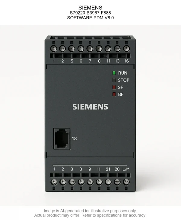 SIEMENS; S79220-B3967-F888; SOFTWARE PDM V8.0