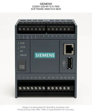 SIEMENS; E20001-D20-M112-X-7600; SOFTWARE SIMATICS NEW