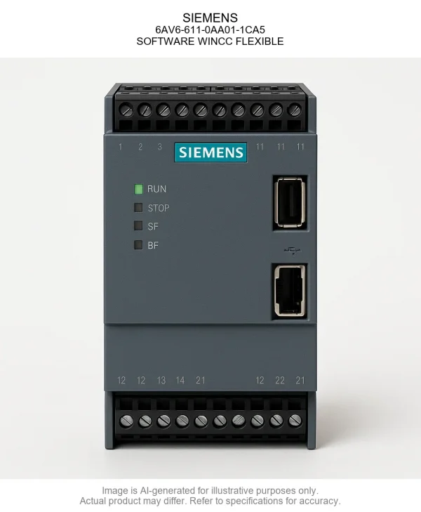 SIEMENS; 6AV6-611-0AA01-1CA5; SOFTWARE WINCC FLEXIBLE