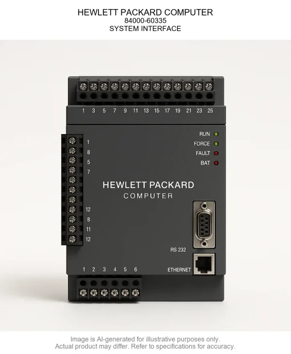 SYSTEM20INTERFACE.webp HEWLETT PACKARD COMPUTER; 84000-60335; SYSTEM INTERFACE