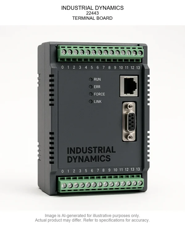 TERMINAL20BOARD.webp INDUSTRIAL DYNAMICS; 22443; TERMINAL BOARD