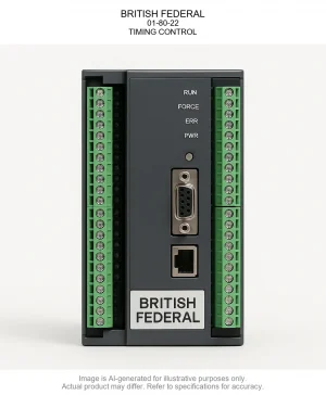 BRITISH FEDERAL; 01-80-22; TIMING CONTROL